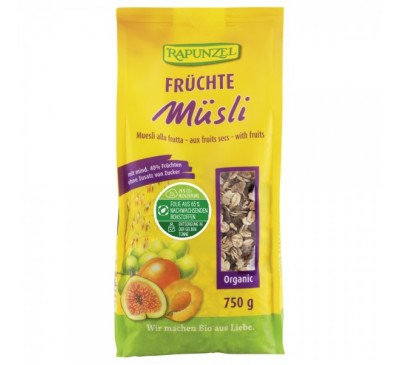 Musli de fructe bio 750 g